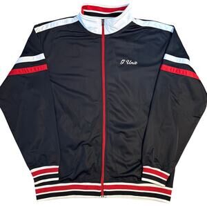 VTG G Unit Track Jacket Y2K Full Zip Polyester Black Red Size Unisex XLarge